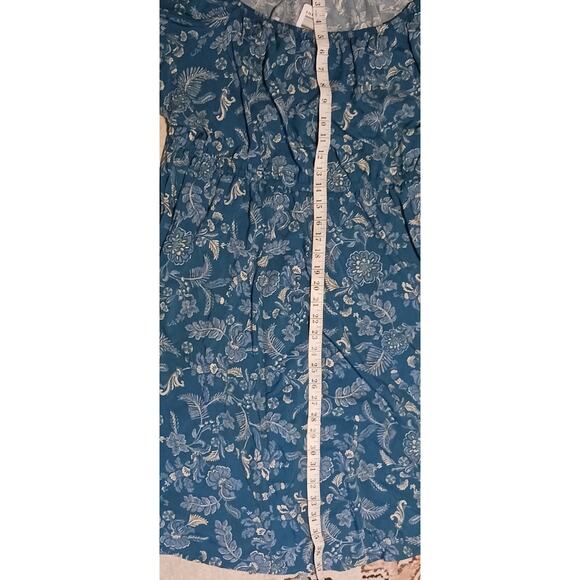 Torrid Womens Mini Puff Sleeve Devy Floral Bluesteel Dress w/ pockets Size 3 NWT - Picture 11 of 11